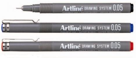 Bút vẽ kỹ thuật Artline EK-2305 Drawing System Pen, 0.05mm