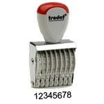Dấu đóng số Trodat 4 số, 6 số, 8 số, 10 số không mực sẵn