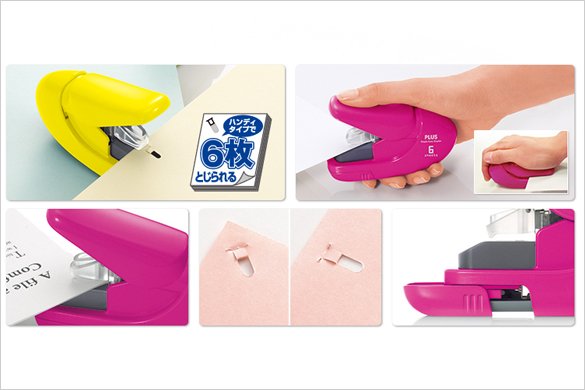 Bấm giấy không dùng kim Plus Paper Clinch 31-122