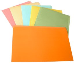 Bìa acco giấy 5 màu nhạt