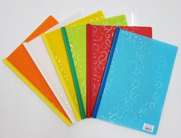 Bìa nẹp cây hoa văn A4 Railed Plastic holder