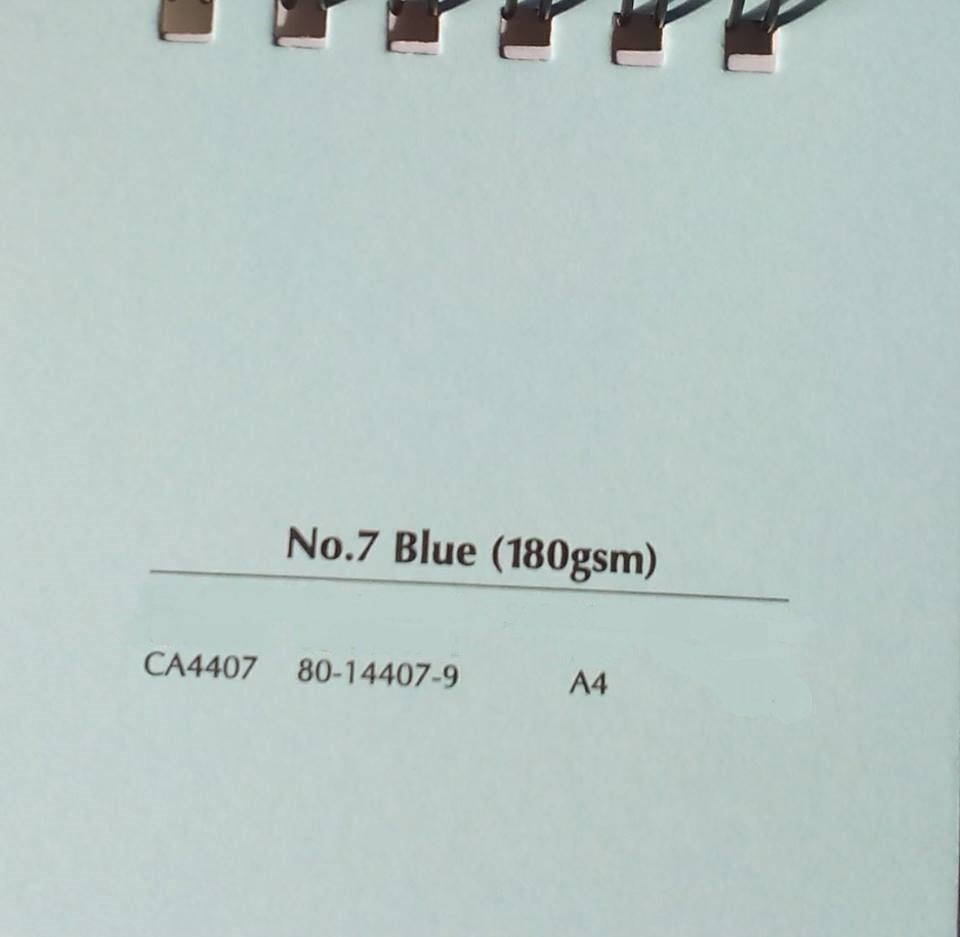 Giấy màu xanh nhạt A4 dày 180gsm Blue Paper Malaysia, CA4407