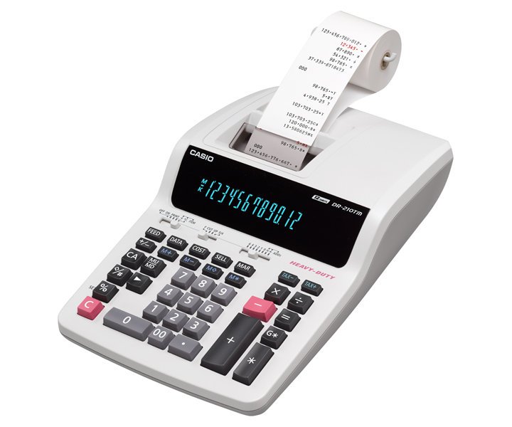 Máy tính in bill CASIO DR-210TM Printing Calculator