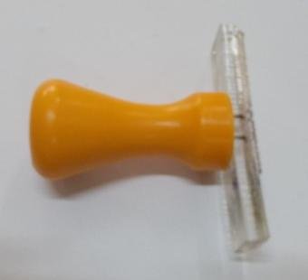 Dấu cán nhựa 2 dòng nhỏ