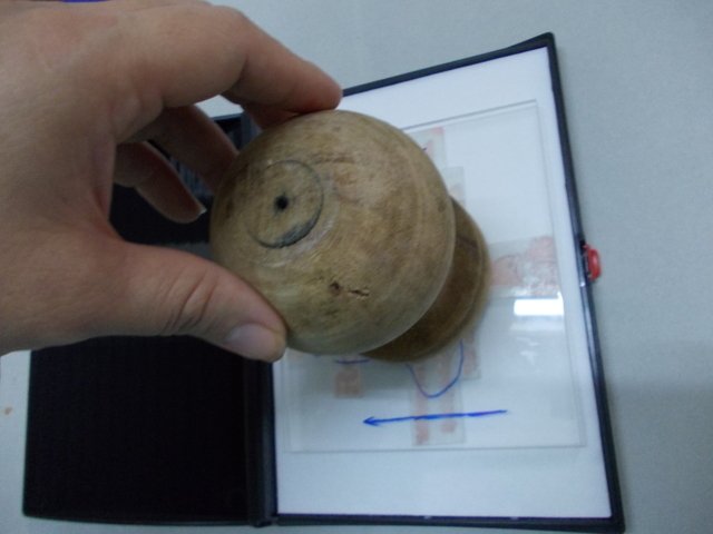 Dấu cán gỗ lớn 11x15cm