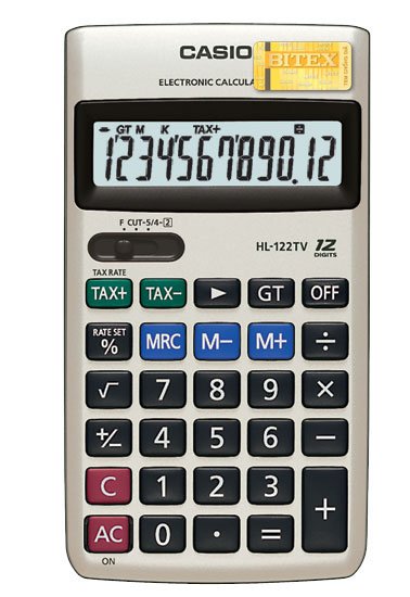 Máy tính Casio bỏ túi - HL 122TV
