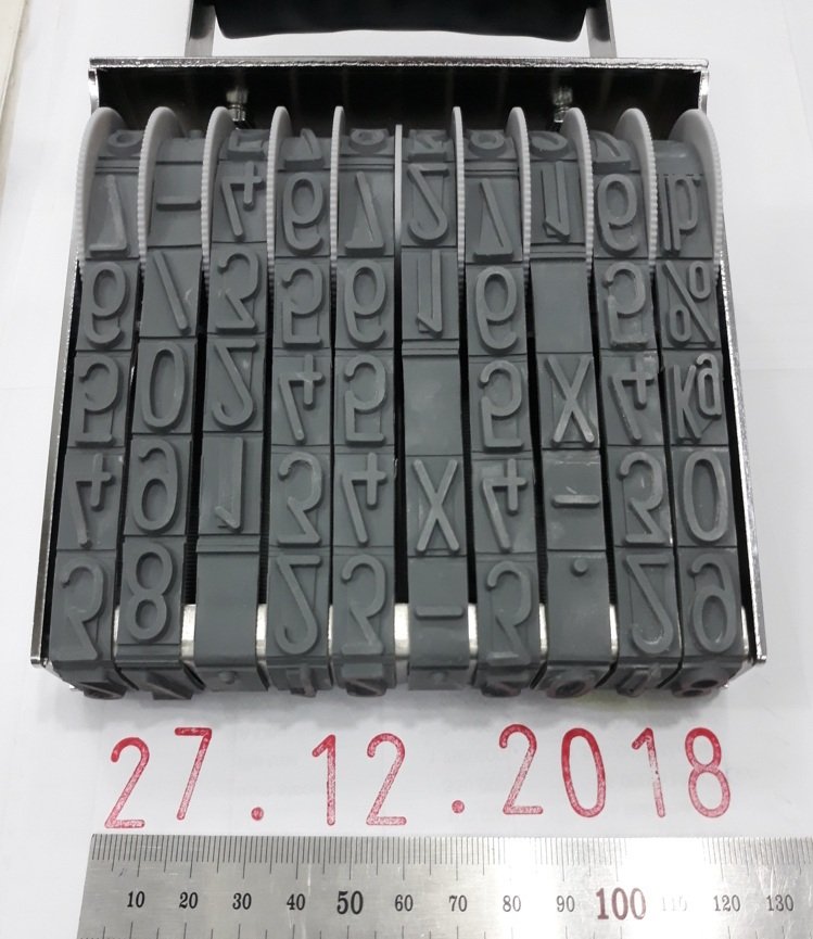 Dấu đóng Date cực lớn Shiny NB10 cao 18mm, Dater Stamp