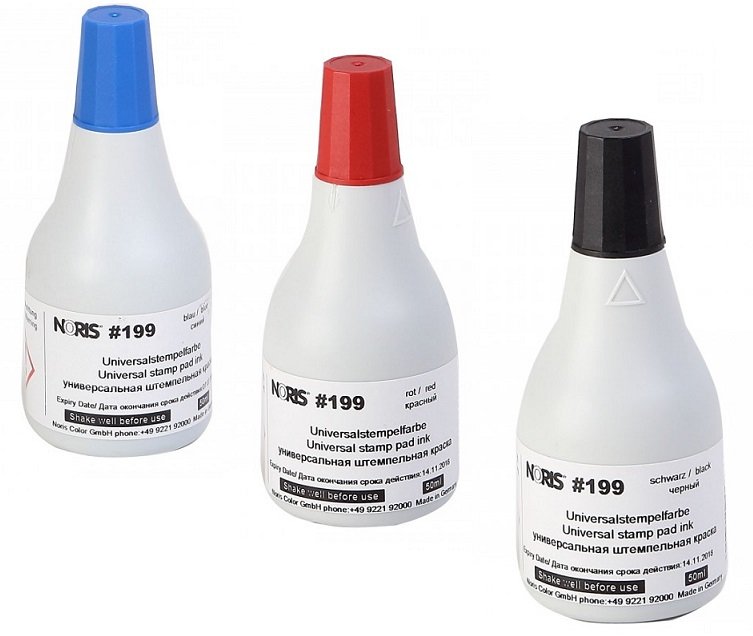 Mực đóng dấu Noris 199 PO Universal Stamp Pad Ink, 50ml