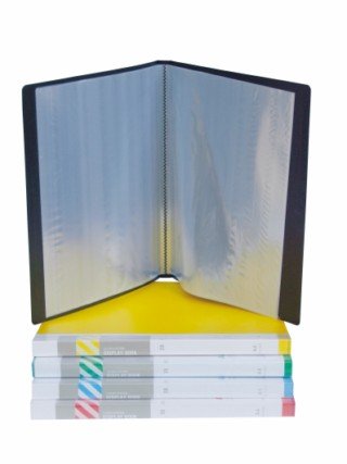 Bìa 40 lá nhựa đục