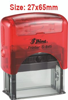 Dấu Shiny S-846 khắc nội dung trung bình