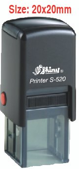 Dấu Shiny vuông S-520 khắc ký hiệu