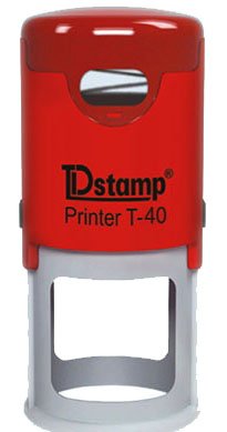 Dấu TDstamp T-40 khắc dấu công ty, logo các mẫu hình tròn lớn