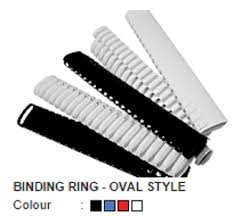 Lò xo nhựa đóng sách dẹp - Binding Ring Oval Style