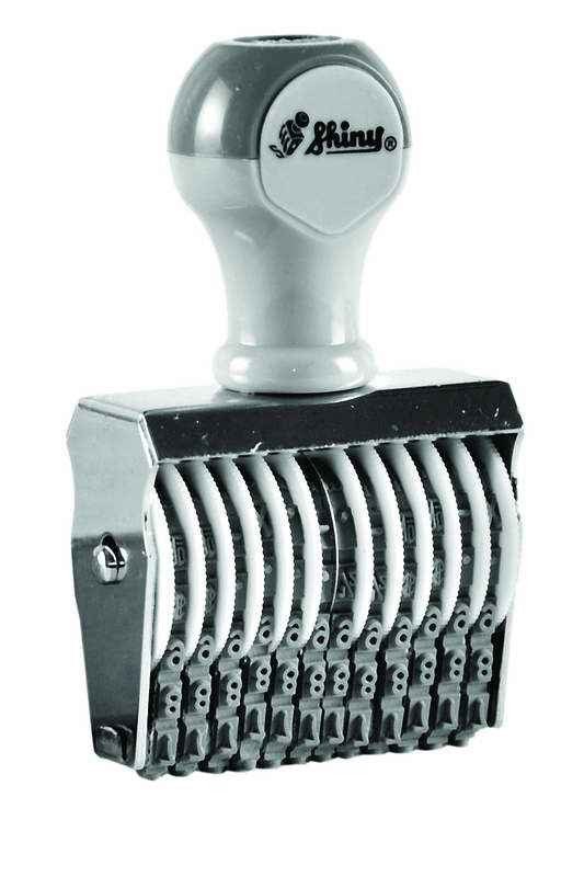 Dấu số Shiny 12 số cao 4mm N412 Number stamp