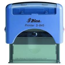Dấu Shiny S-845 tên công ty 4 dòng, hoặc 3 dòng chữ lớn,logo công ty, logo sản phẩm
