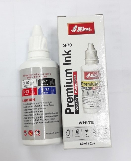mực Shiny SI-70 60ml bám dính tốt trên: nhựa, kim loại, bao bì...