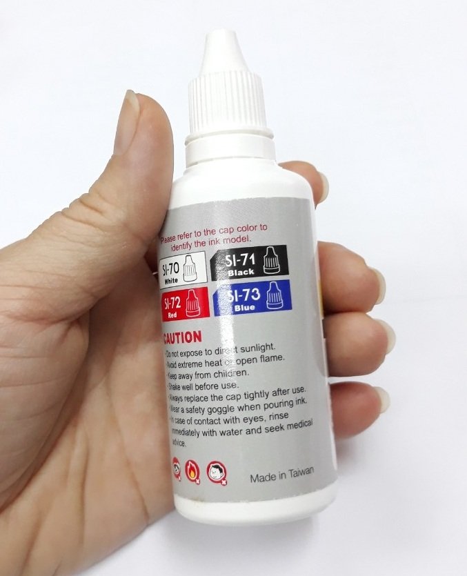 mực Shiny SI-70 60ml bám dính tốt trên: nhựa, kim loại, bao bì...