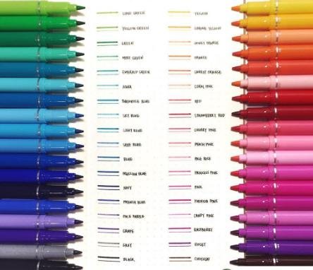 Bút vẽ trang trí 2 đầu Tombow PLAY COLOR K - Bộ 36 màu GCF-013