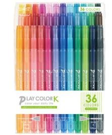 Bút vẽ trang trí 2 đầu Tombow PLAY COLOR K - Bộ 36 màu GCF-013