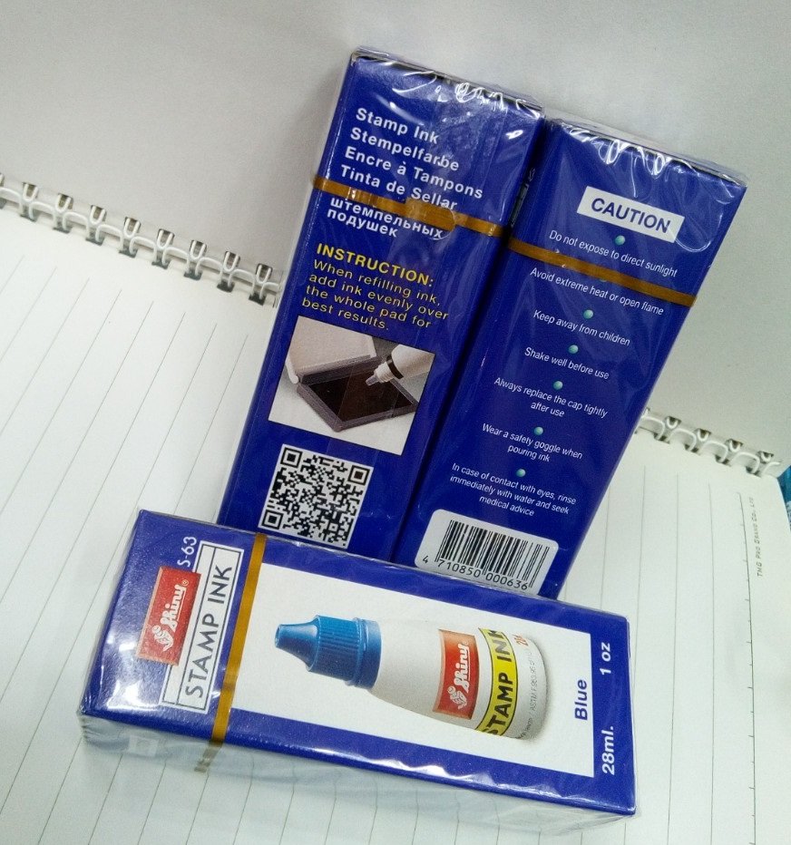 Mực dấu Shiny S-63 28ml màu xanh dương