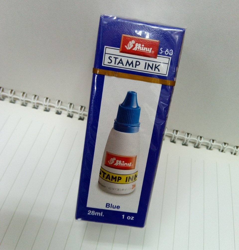 Mực dấu Shiny S-63 28ml màu xanh dương