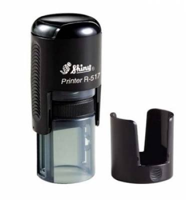 Dấu Shiny tròn R-517 khắc ký hiệu, logo 17mm