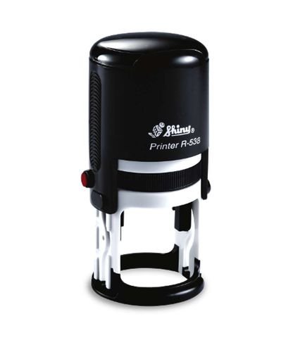 Dấu Shiny R-538 khắc logo, tên, ký hiệu Ø 38mm