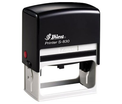 Dấu Shiny có mực sẵn S830 có nội dung lớn Self-Inking Stamp