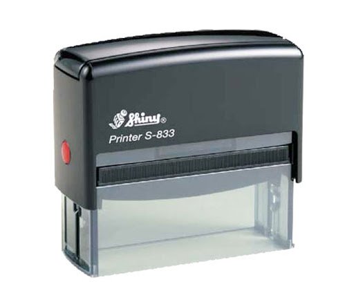 Dấu Shiny S-833 - Dấu tên, chức danh, công ty nhiều dòng dài Self-Inking Stamp Dấu Shiny S-833 - Dấu tên, chức danh, công ty nhiều dòng dài Self-Inking Stamp