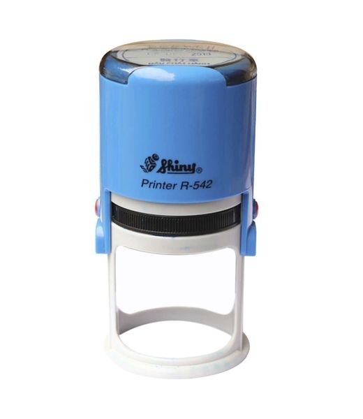 Dấu Shiny R-542 khắc logo, tên, ký hiệu Ø 42mm
