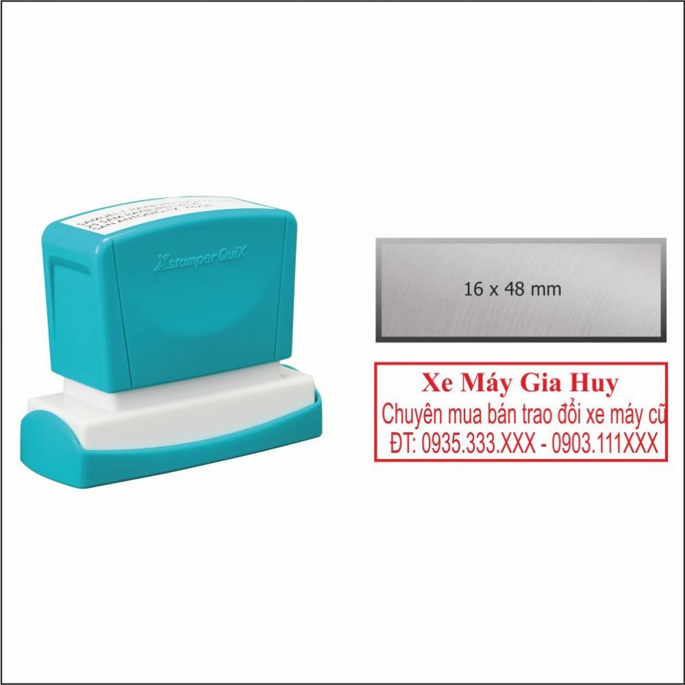 Dấu thẩm thấu sắc nét Không Lem Xstamper Quix Q11 ES-1648Q