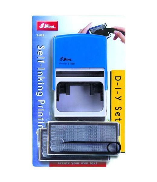 Dấu Bộ lắp ghép nội dung Shiny Self-inking Printing D-I-Y Set S889