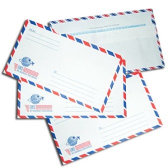 Bao thư sọc không keo nắp nhọn