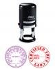 Dấu Shiny tròn R-532 khắc logo, tên, ký hiệu Ø32mm Self-Inking Stamp