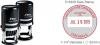 Dấu Shiny tròn R-532D có ngày tháng năm Ø32mm Self-Inking Stamp