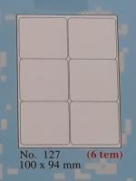 Nhãn dán Tomy A4 số No.127 Self Adhesive Lables