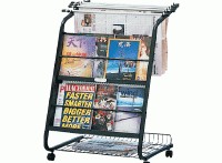 Kệ treo giấy báo và tạp chí STZ 42412 NEWSPAPER & MAGAZINE RACK