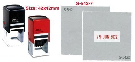 Dấu Shiny S-542D có ngày tháng năm