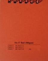 Giấy màu đỏ A4 dày 180gsm Red Malaysia, CA4417