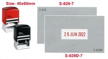 Dấu Shiny S-829D có ngày tháng năm