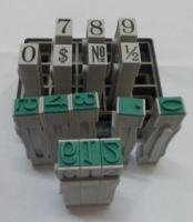 Dấu ghép số Toyoda No.2 Multi Joint Number 6mm Rubber Stamp