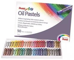 Phấn dầu Pentel Arts Oil Pastels PHN-50, 50 Color Set
