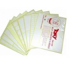 Nhãn Tomy đủ size No. 99 - No.124 Tomy Lable